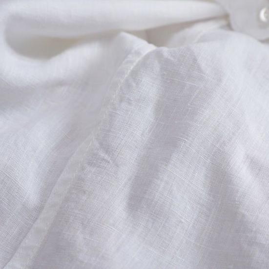 Męska koszula ze stójką, casualowa, w jednolitym kolorze, zapinana na guziki, z mieszanki bawełny, z długim rękawem, do biura, na ulicę