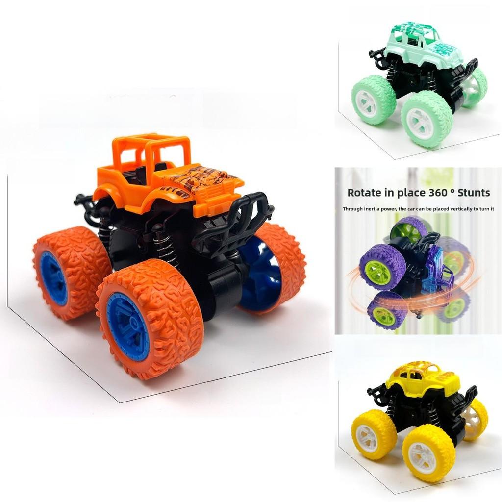 Inertia Off-road Model Car Toy For Kids Durable Plastic Construction 9x8.5x7.5cm