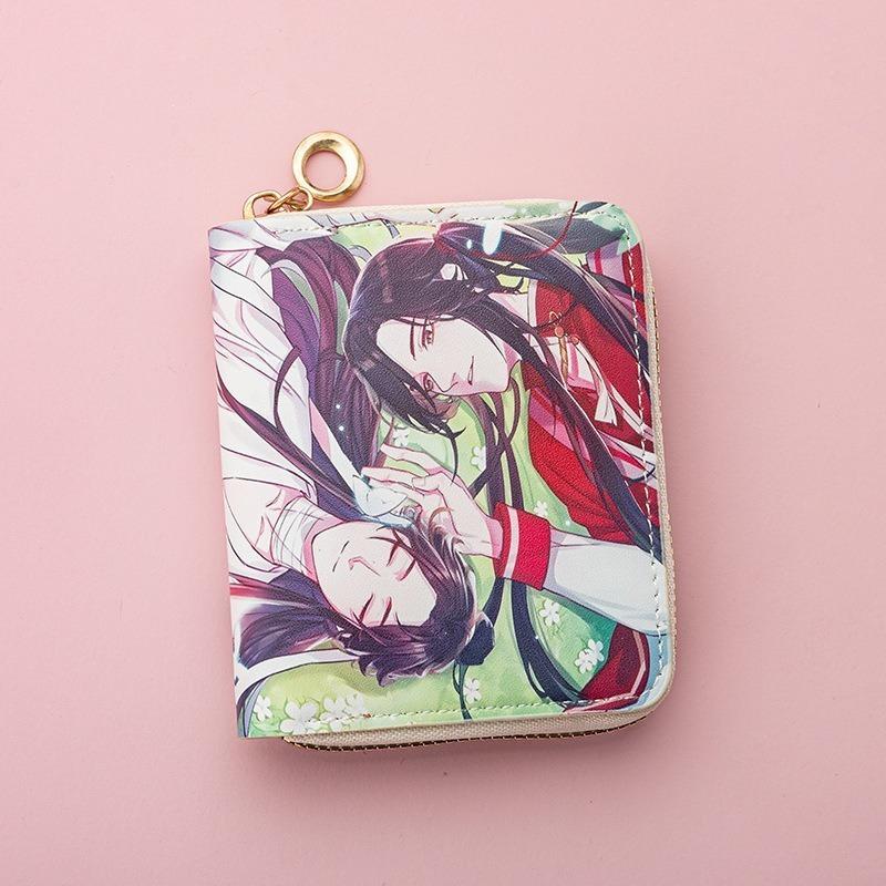 Anime Short Wallet Teen Fashion Simple Change Bag Card Bag Wallet