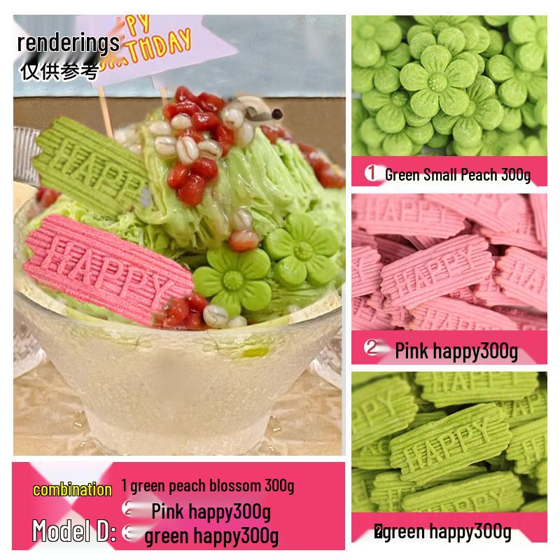 Internet-Star Eisbecher Toppings: Kegel-, Obst-, Salat-, Kuchen- und Eisschab-Dekorationen für den gewerblichen Gebrauch