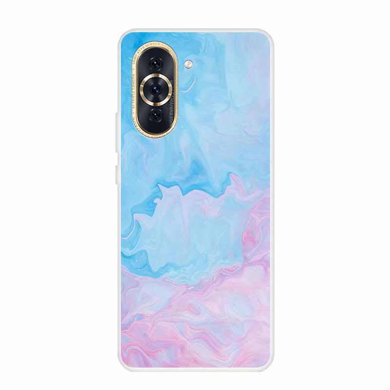 For Huawei Nova 10 Case 10Pro Clear Marble Soft TPU Silicone Back Cover For Huawei Nova 10 Pro Phone Case Funda Coque Nova10 Pro