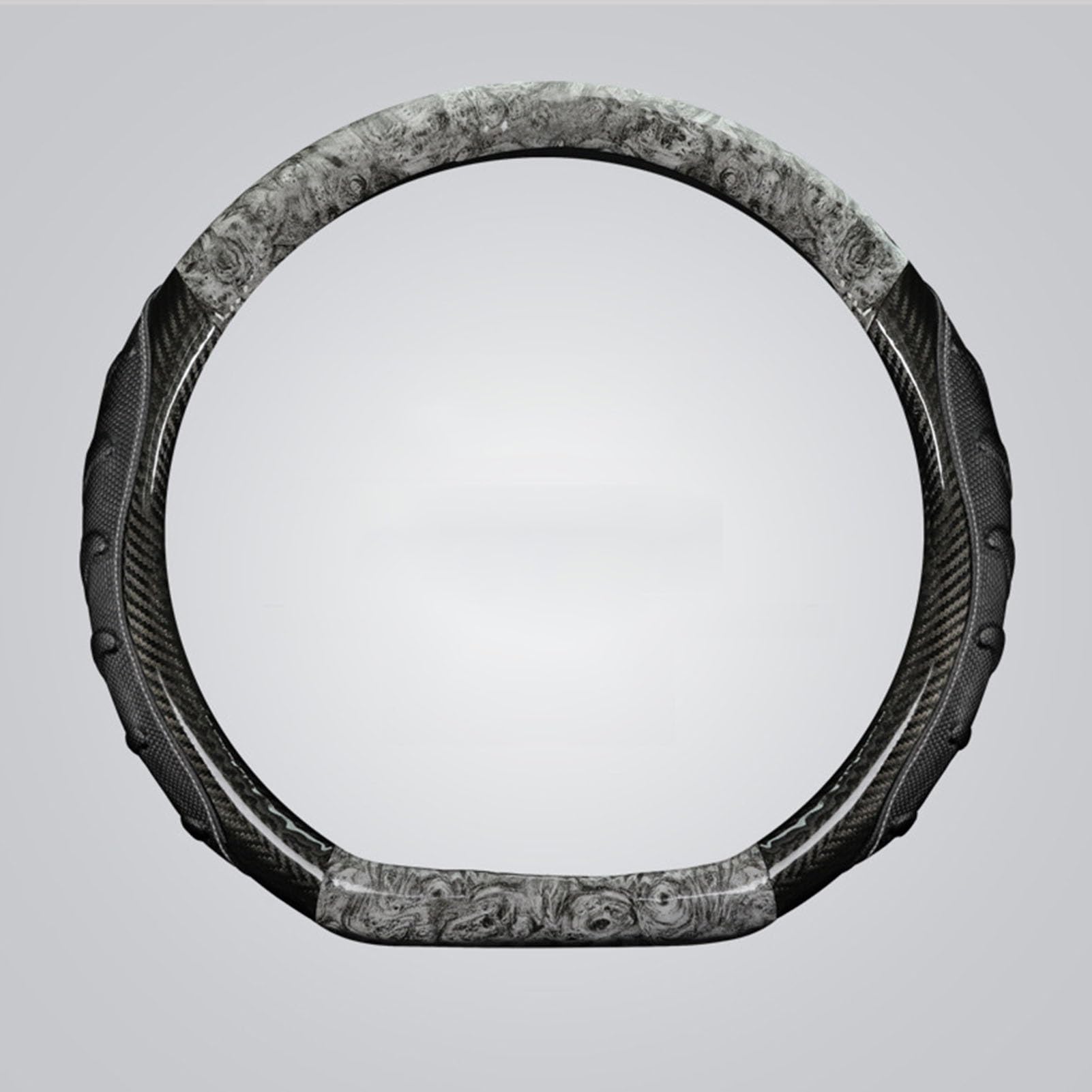 

Чехол на руль, Совместимый с Toyota Prius 30-й серии, 40-й серии, 50-й серии, Рулевое Type D чёрный