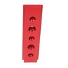 Red / Silvery Woodworking Chute Rail 100mm Width Miter Track Jig T Slot Miter Track  Woodworking