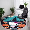 1pc Halloween Hello Kitty Chair Carpet for Office Non-Slip,Machine Washable Rug for Office, Room - Holiday Decor - Machine Made Yy251017292