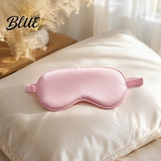 Relaxing Sleep Mask for Airplane Double Sided Silk Touch Mask Breathable Eye Travel Darkness Sleeping Home Nap Light Blocking Blindfold with
