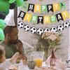 1set Football Happy Birthday Banner Garland Kids Boys Sports Theme Soccer Birthday Party Decoration Favors Supplies
