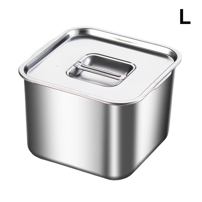 Edelstahl Versiegelte Lunchbox - Auslaufsicherer Frischhaltebehälter mit Deckel für Kühllagerung