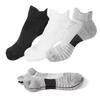 Non-Slip Shock Absorption Basketball Socks - Breathable, Thick Terry Loop, Short Crew for Outdoor Training & Running