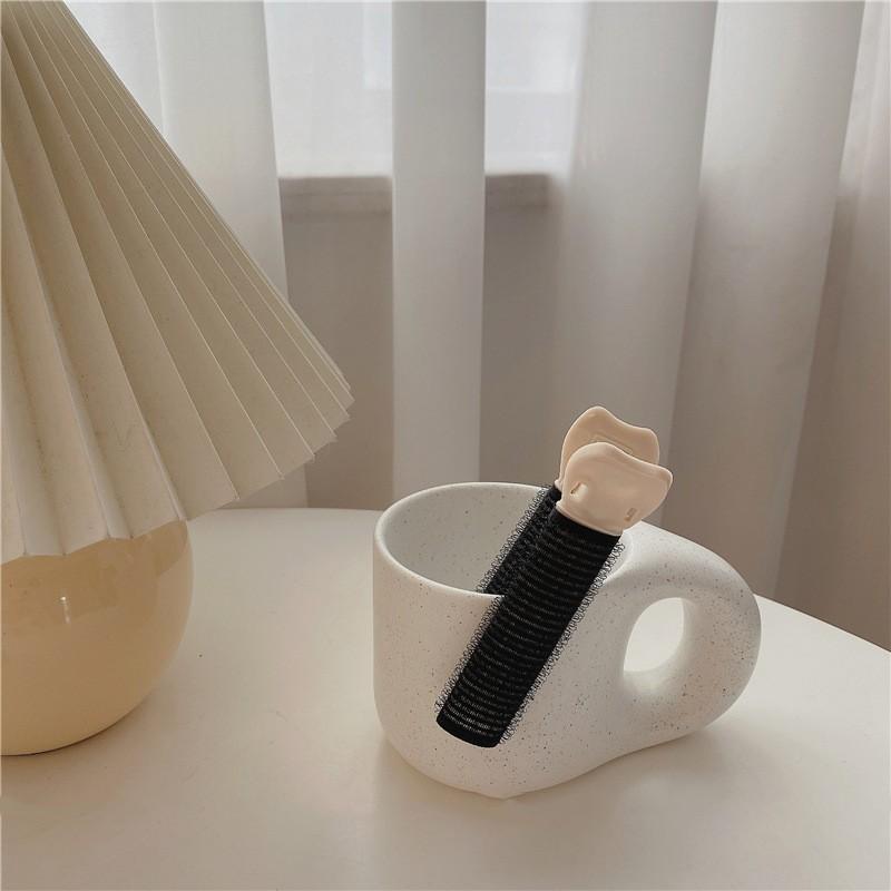 Pony, flauschige Haarspangen, koreanischer Stil, nahtlos, fest, Airhead-Pony, Bouffant-Haarspangen, Haarspangen, große Lockenwickler