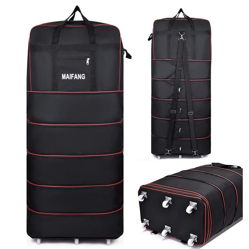 KANDEXS Foldable Travel Duffle Bag with 6 Universal Wheels