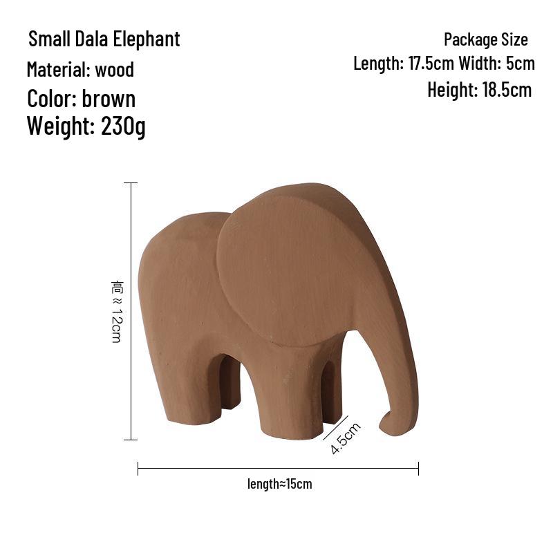 Adorno de Caballo de Madera Estilo Nórdico Morandi para Decoración de Hogar, Oficina o Sala de Estar