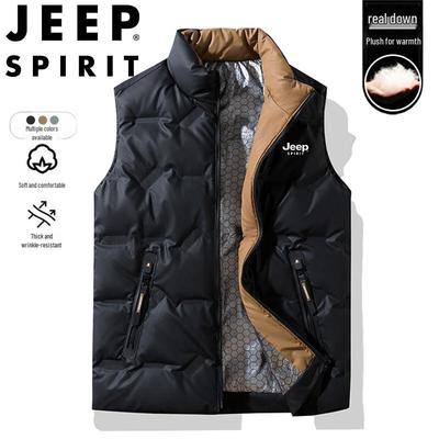 JEEP SPIRIT Men's Stand-Collar Down Vest