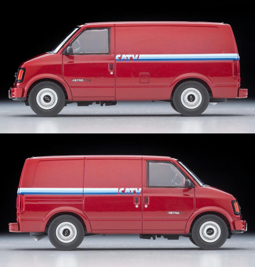 Tomytec Tomica Limited Vintage Neo LV-N344a Chevrolet Astro Van (Red) Complete Model 332763
