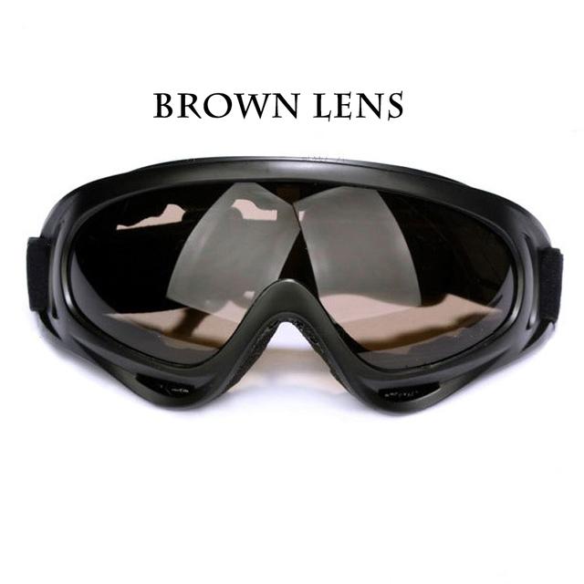 Motorradbrille Anti-Blend Motocross-Sonnenbrille Sport Skibrille Winddicht Staubdicht UV-Schutz Gears Zubehör