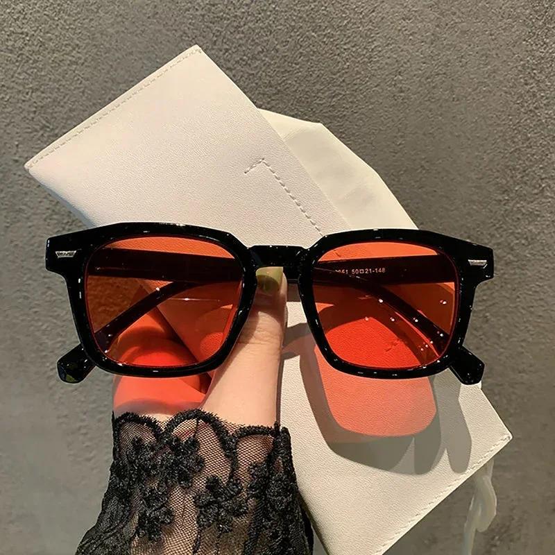 Men for Women Classic Vintage Square Sunglasses Fashion Classic Outdoor Travel Sun Eyeglasses Unisex Design Driving Riding Goggle Sunglasses Eyewear