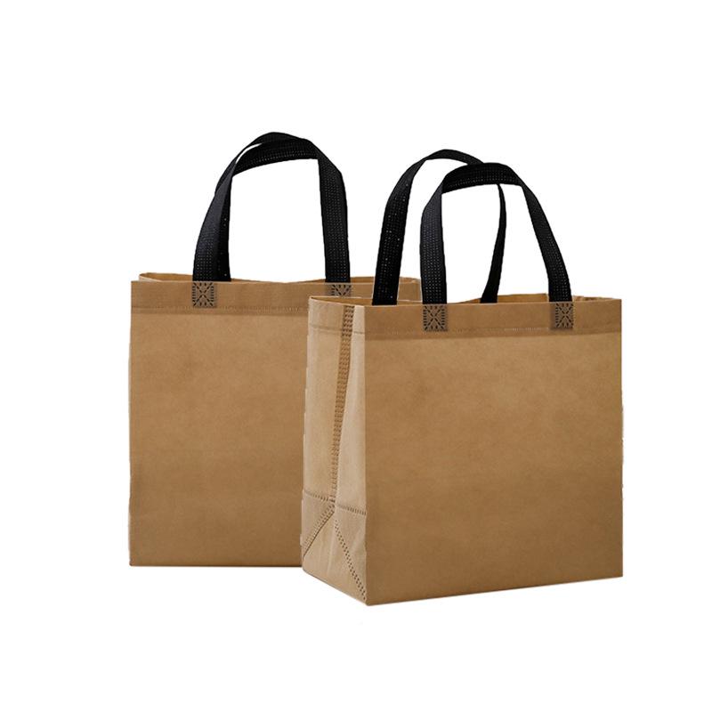 3D Handheld Non-woven Catering Bag: Customizable Takeaway Packaging with Logo Printing