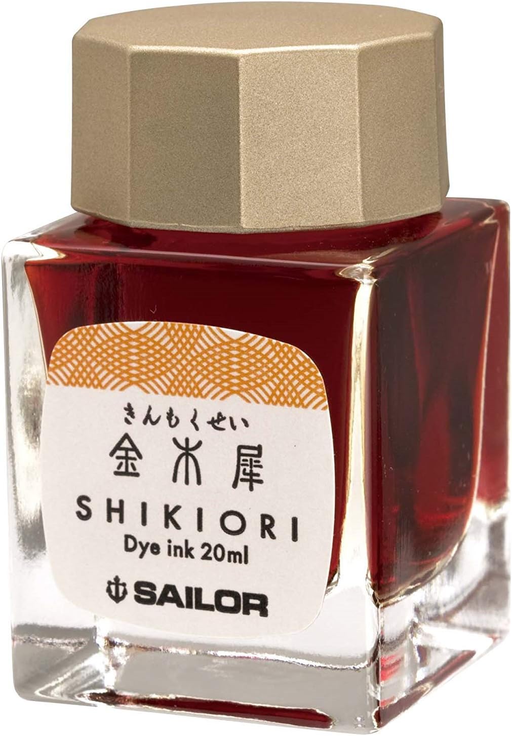 

Sailor Fountain Pen Bottle Ink Shikiori Kin-mokusei 13-1008-215