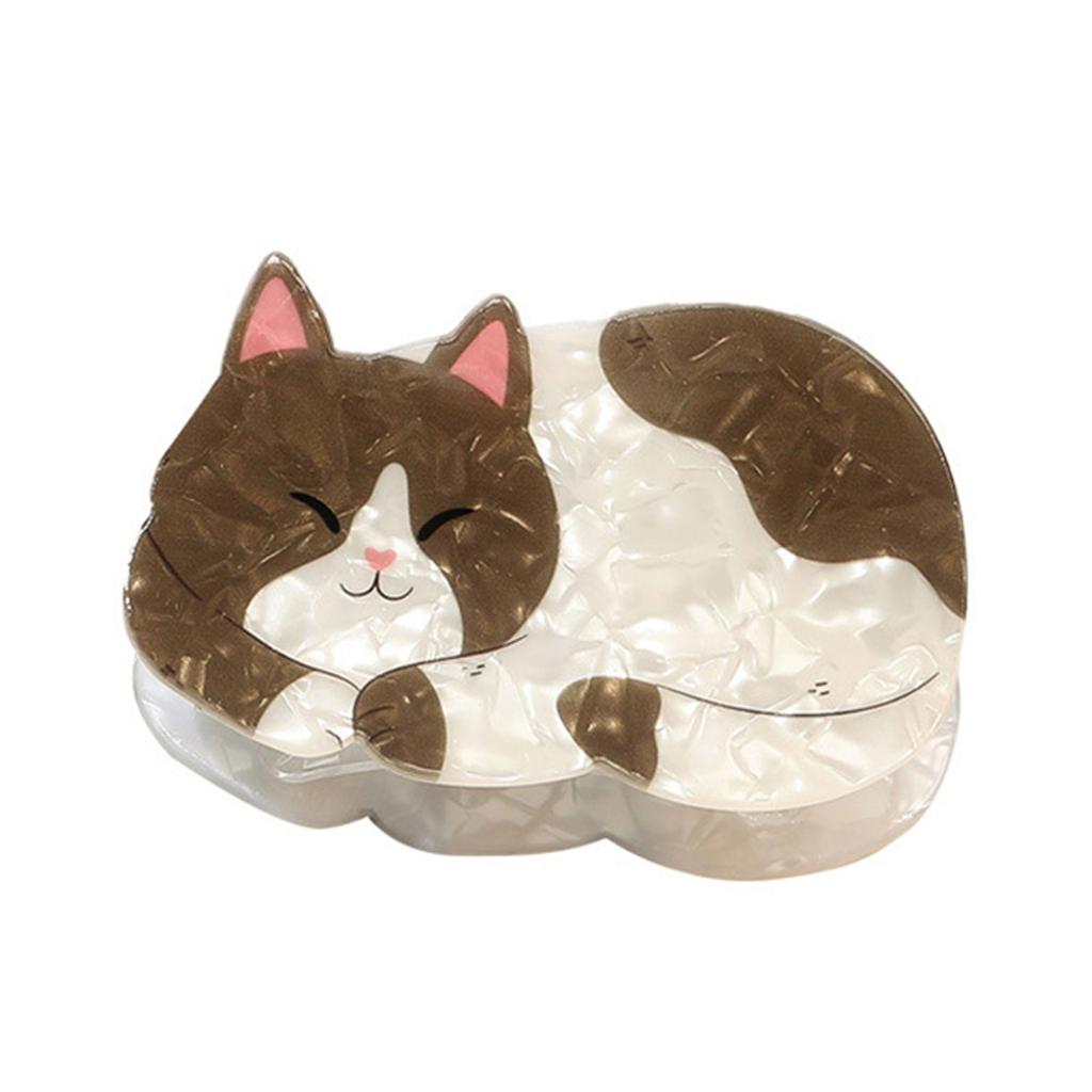 Cute Cat Hair Claw Clips Ponytail Top Clip Large Grab Clip Strong Hold for Women Thick Hair & Thin Hair Easy To Use