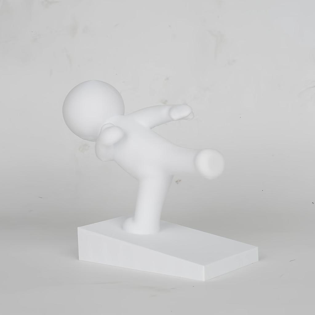 Schwerlast-Türstopper, Kung-Fu-Figuren-Design, Rutschfester Bodenschutz, Einfache Installation, Haustiersicherer Türschutz, Kratz-