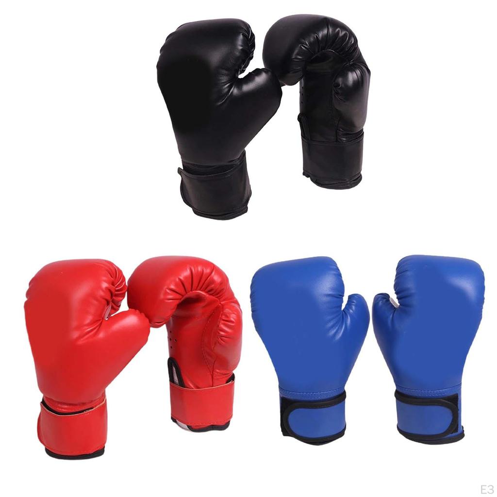 Gants de Boxe pour l'Entraînement et le Sparring, Convient aux Garçons et aux Filles