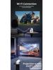 M5pro Mini HD Portable Home Projector - Wireless & Wired Connectivity