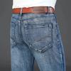Wthinlee Business Men Jeans Casual Straight Stretch Fashion Classic Blue Black Work Denim Trousers Spring Summer Brand Clothing