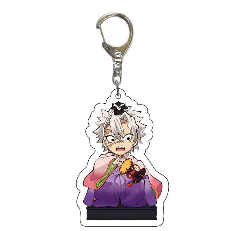 Anime Demon Slayer Acrylic Keychain Transparent Anime Pendant Accessories Merchandise Present designed for Fans Collection Cosplay