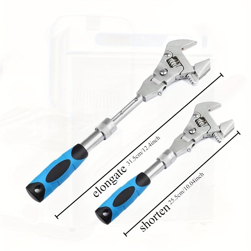 5 In 1 Adjustable Ratchet Wrench Set - with 180-degree Folding, Swivel Head and Adjustable Torque - Versatile Tool, Easy To Grip and Versatile