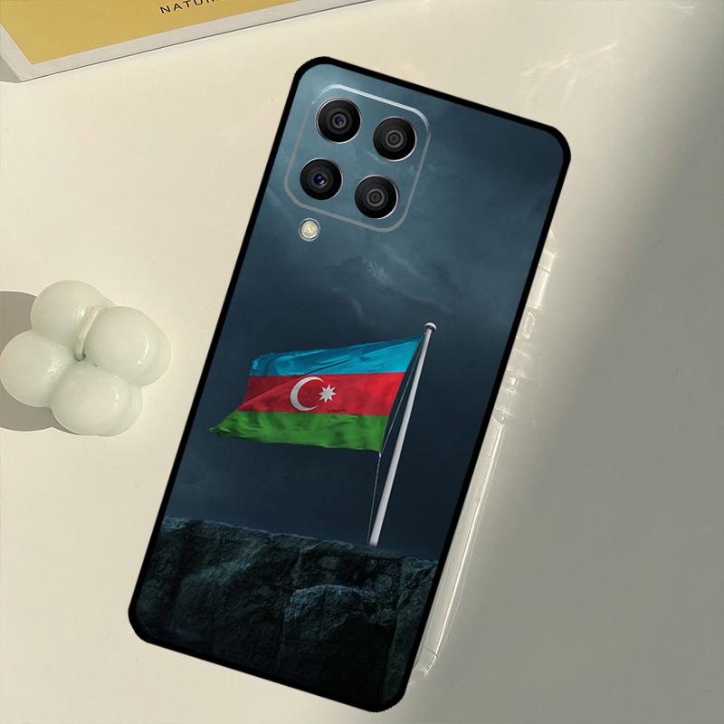 Azerbaijan Flag For Samsung Galaxy M33 M13 M14 M12 M32 M52 M31 M55 M15 M11 M21 M35 M53 M34 M54 M06 M16 Case
