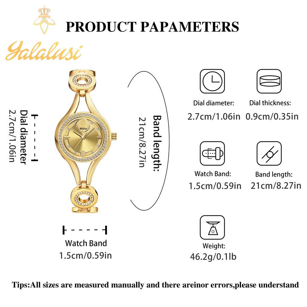 Women's Water-Resistant Quartz Watches: Stylish and Elegant Bracelet Watches – Perfect Gifts Reloj Mujer Watch for Ladies Girl