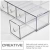 Garneck Clear Acrylic Storage Box, 4-Drawer Cosmetic Storage Case, Makeup Organizer for Eyeglasses and Accessories, Stackable, Space-Saving Design