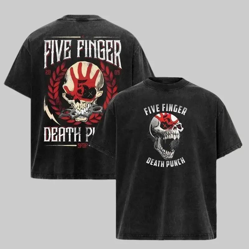 FFDP Washed Heavy Metal Rock Band Graphic T-Shirt S
