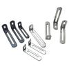 10Pcs Hardware Black Silver L-shaped Adjustable Angle Brackets Suitable For Furniture Anti Tilt Bookshelves
