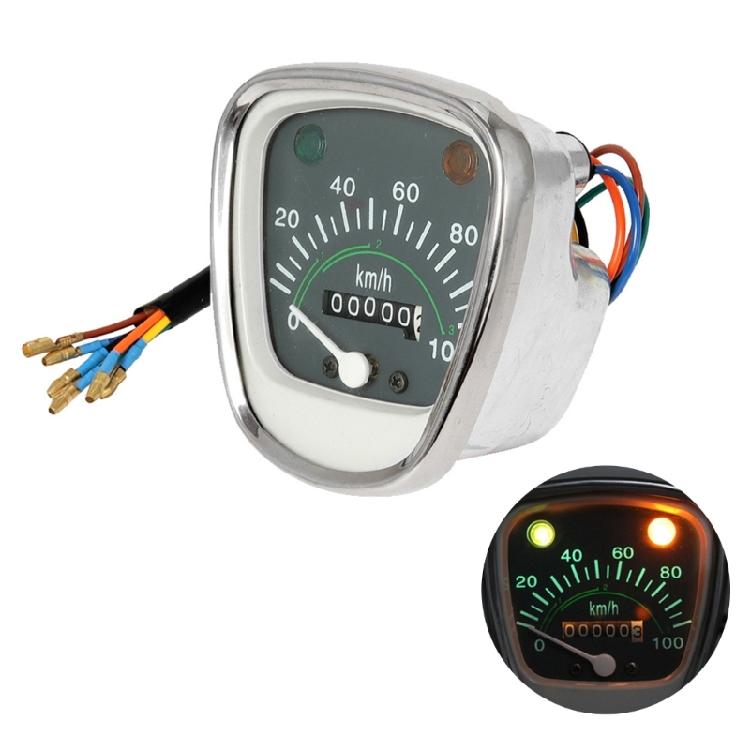 Motorcycle Indicator Light Instrument Panel Speedometer Gauge Accurate Mileage with Accurate Speed Reading for C50 C70