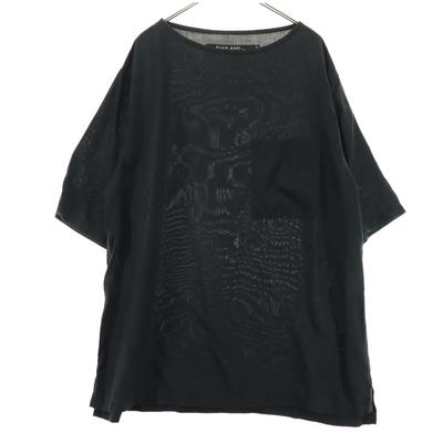 Niko And... Short Sleeve Round Neck Cut L Black Chest Pocket Men's Used