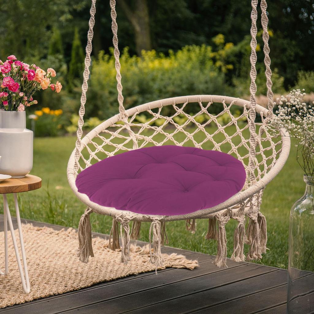 50cm Modern Hanging Rocking Chair Cushion, Comfortable And Decorative Replacement Cushion for