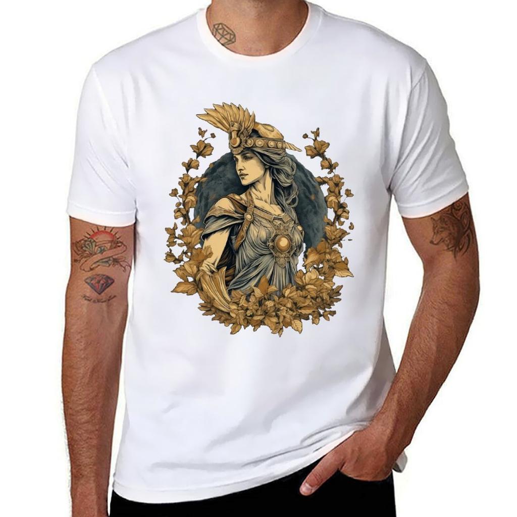 Athena The Greek goddess TShirt Basic Lightweight Short Sleeve Tee