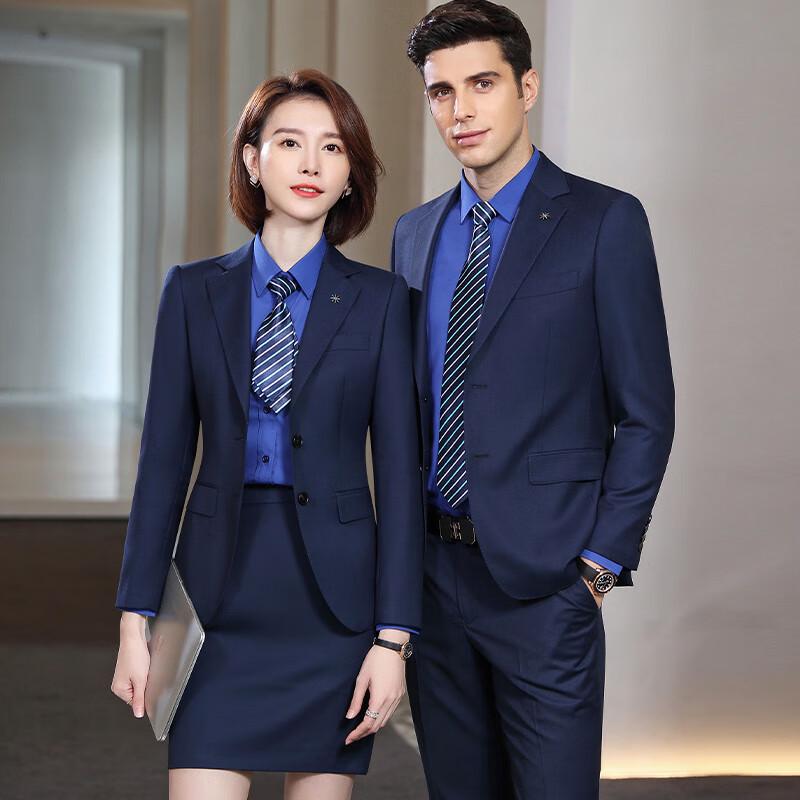 KASER YE 50% Wool Houndstooth Business Suit Set