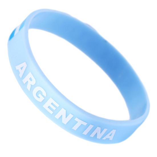 Soccer Silicone Bracelet, National Flags Adjustable Wristbands with Snap Buckle for Sports Events, Soccer Party Supplies