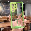 Ins Style Multicolored Four Corner Anti Drop Magnetic Ring Phone Case for Samsung S26Ultra Film PC Shockproof Cover