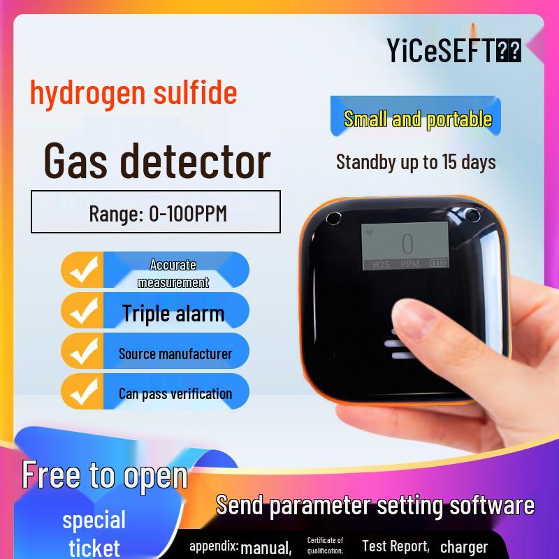 Portable CO Gas Detector for Industrial Leak Alarm For Chlorine CL2