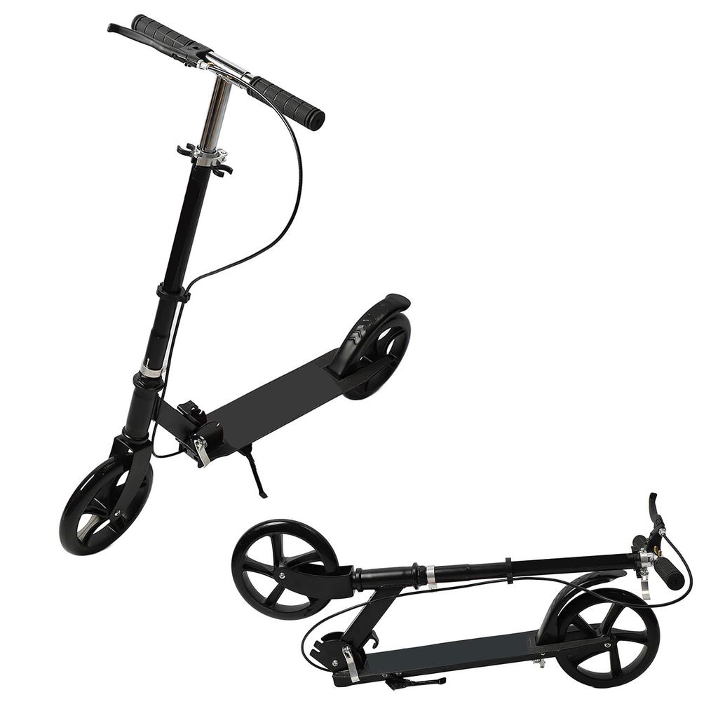 Scooter for Teens Adults Portable Foldable Scooter with Handbrake for Indoor Outdoor