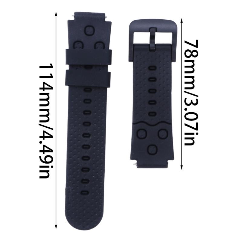 Silicone Watchband 16mm Watch Bracelets Wear Resistant Watch Straps Scratchproof Children Watch Wriststrap Belt