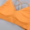 Bezšvové tenké ramienka Cross Beauty Back Lace Edge Beauty Back Yoga Sports Bra