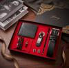 Luxury Business Style Paper Souvenir Gift Set with Watch Wallet Belt Keychain & Bracelet-Perfect Valentine's Day Holiday Gift