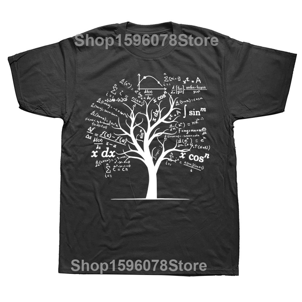 Calculus Algebra Tree Math Teacher Geek T Shirts Graphic Cotton Streetwear Short Sleeve Birthday Gifts Summer Style Tshirt Men