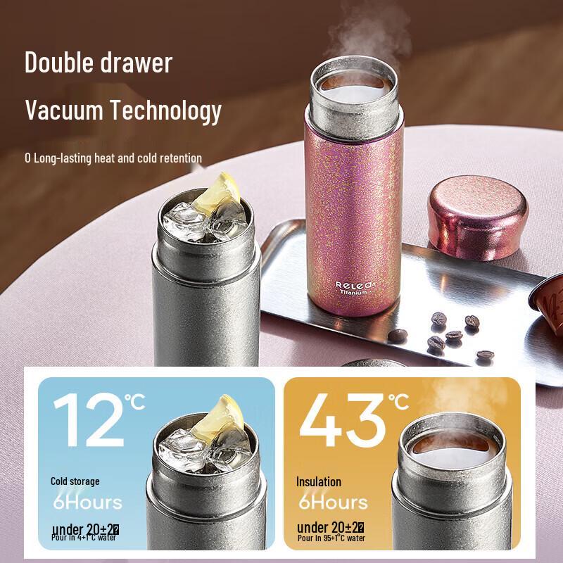 RELEA Weiwei 200ml Titanium Insulated Cup