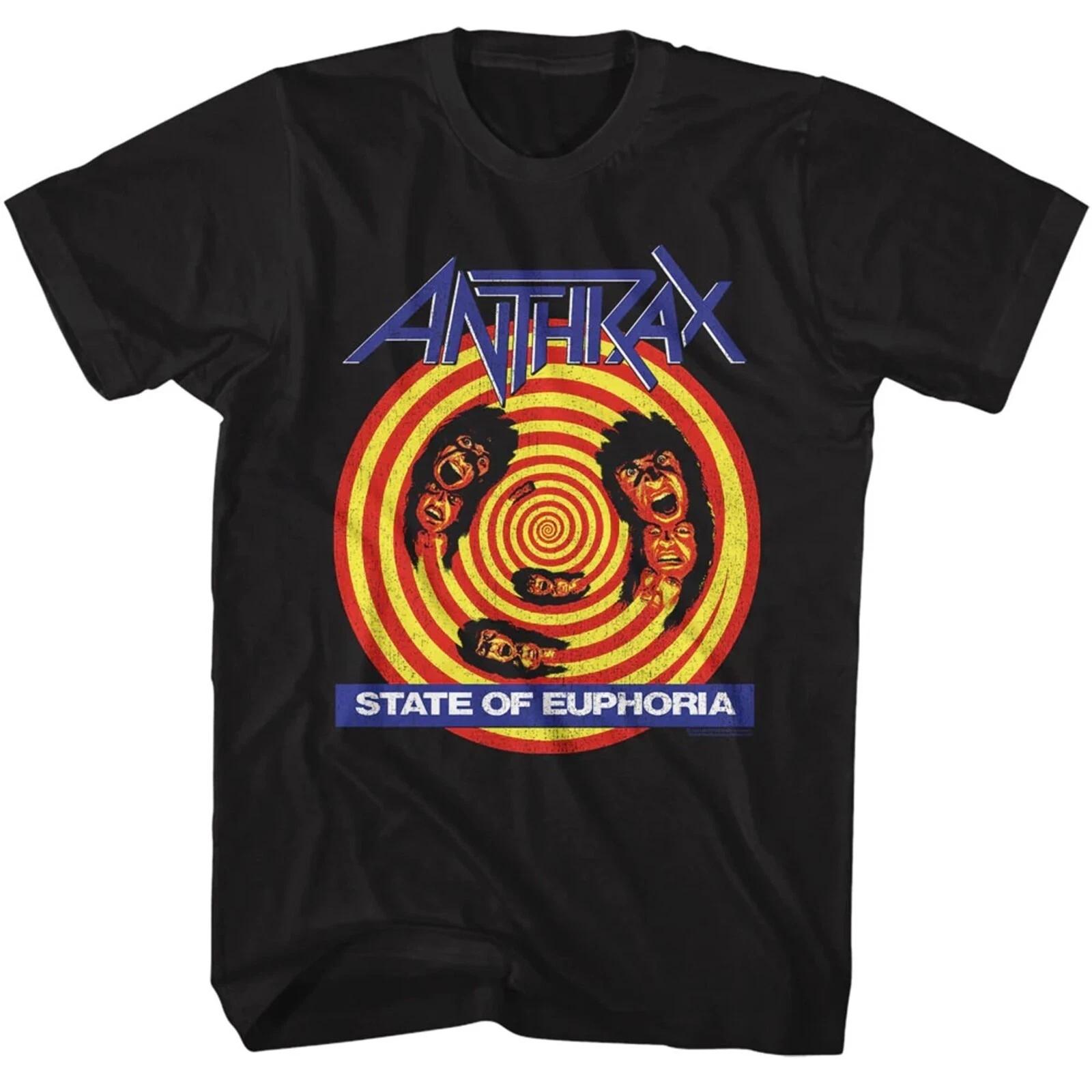 ANTHRAX cd cvr STATE OF EUPHORIA Официальная Футболка 2XL Новая среди болезни стойкости S