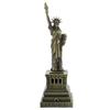 Bronze Goddess Statue 15Cm Alloy Metal Ornament Retro American Statue of Liberty Decor for Office Home Wedding Decoration
