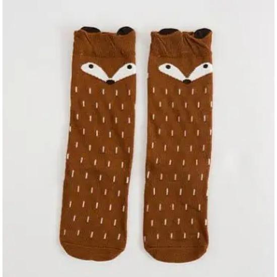 Girls Socks knee high Kids Baby Cute bear panda print Cotton Socks leg warms fall cloth boy knee sock toddler fashion sock
